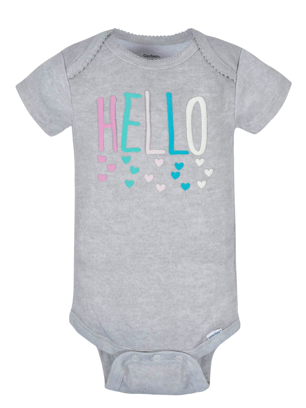 Gerber | Pack 8 Bodies Manga Corta para Niña Bebé — Onesies Collection