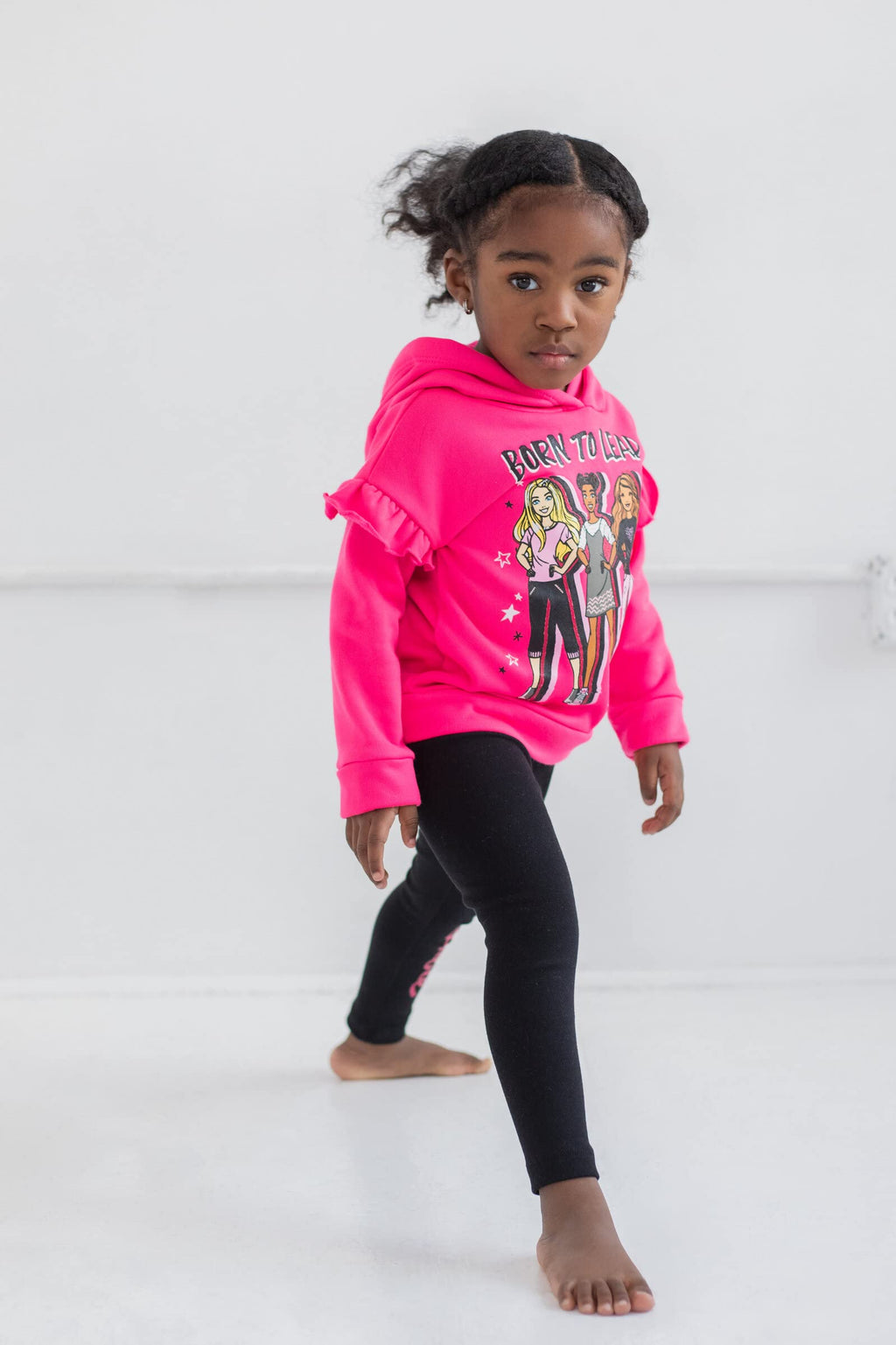 Conjunto Barbie para Niña – Sudadera con Capucha y Leggings