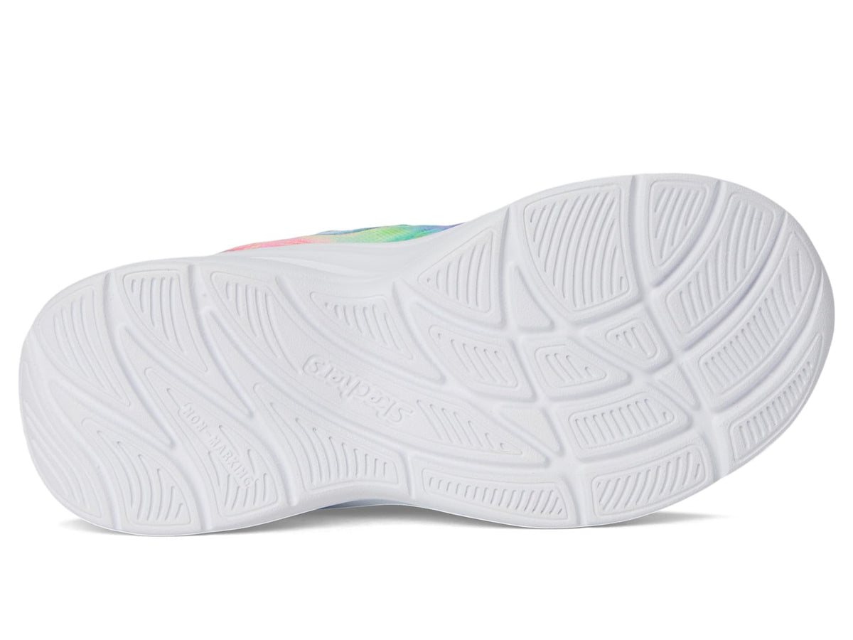 Skechers -Tenis Deportivos Girls' Aloha Dream con Cierre Adaptable y Lavables para Niña (Turquesa/Multicolor) (Solo Talla 33, 35 y 36)