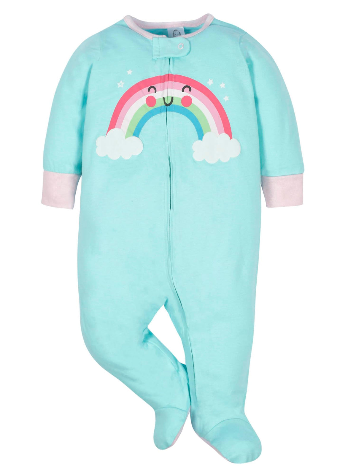 Gerber | Paquete 4 Mamelucos Sleep N' Play para Bebé Niña