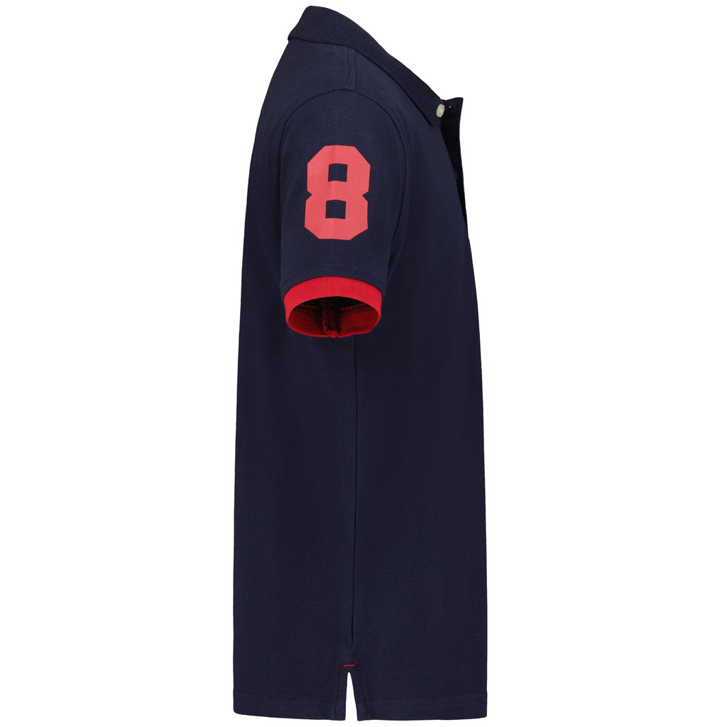 Tommy Hilfiger | Polo Piqué Matt Manga Corta Azul Marino Niño (8T - 16T)