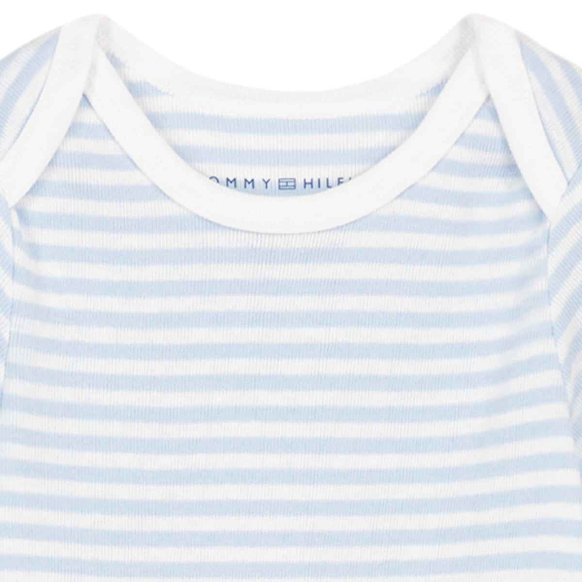Pack 4 Bodies Manga Corta Tommy Hilfiger | Azul Cielo y Blanco | Niño/Bebé  (0M - 18M)
