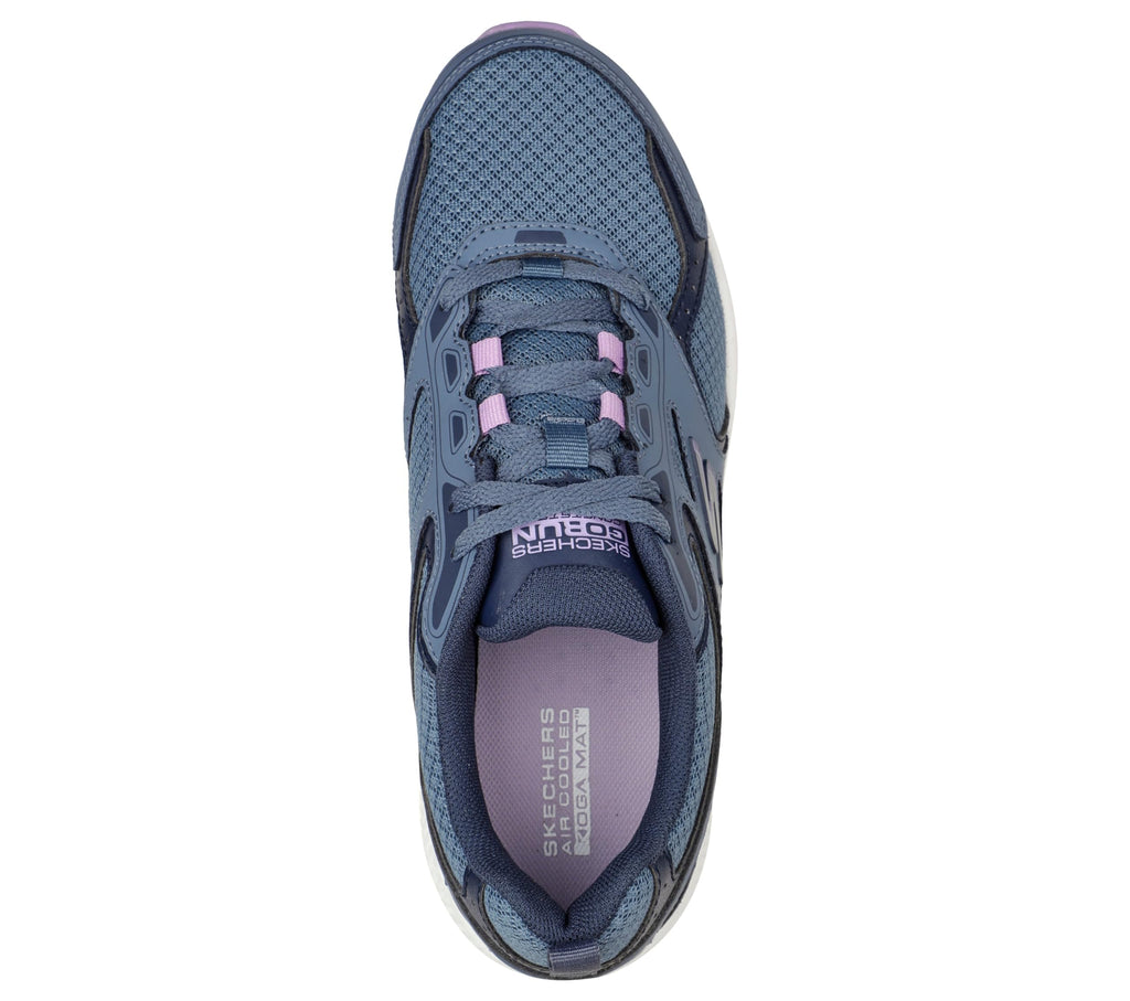Skechers - Tenis Deportivos para Correr Skechers Go Run Consistent con Amortiguación Ultraligera para Mujer (Azul/Púrpura) (Talla Adulta 35 - 41)