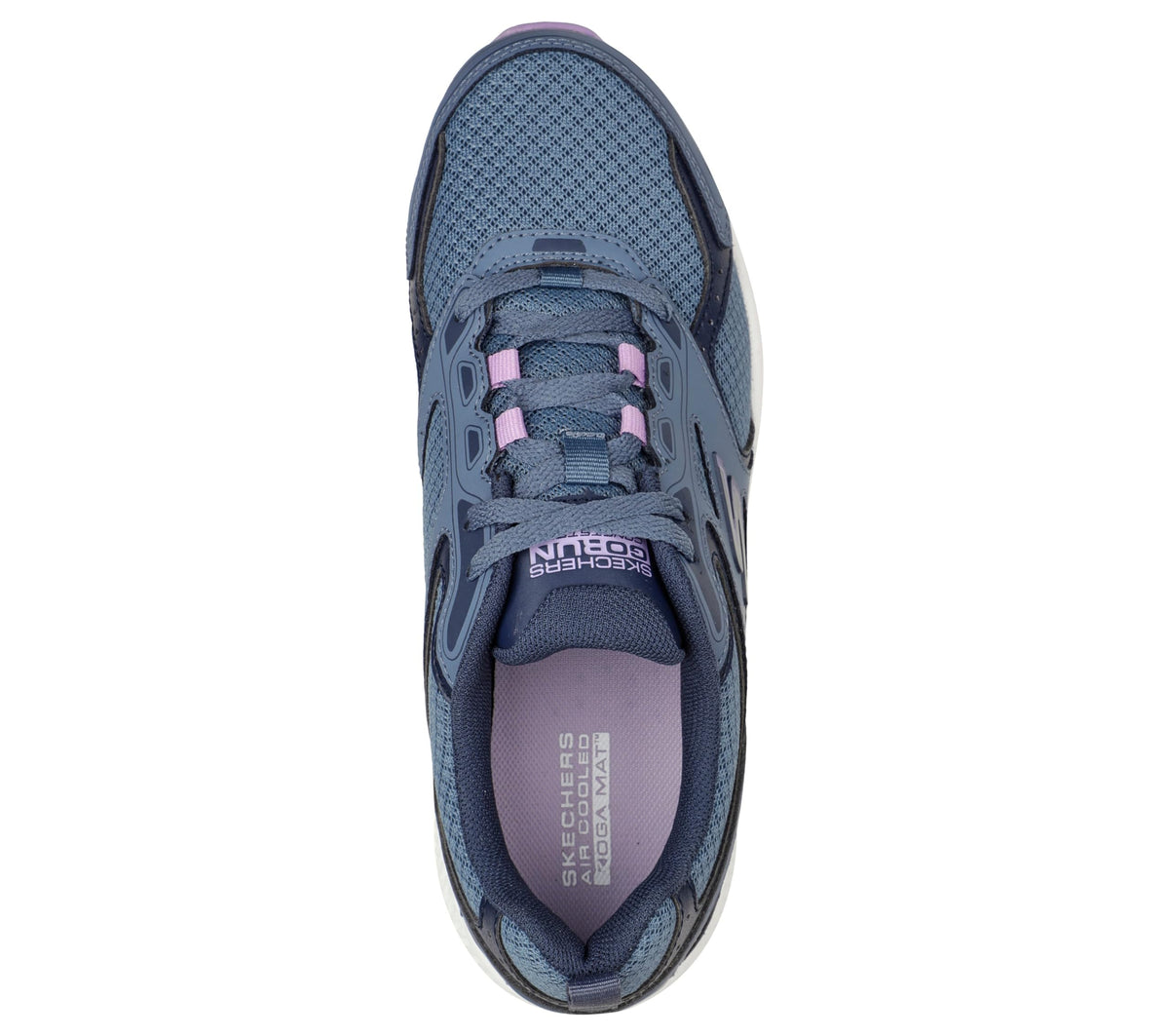 Skechers - Tenis Deportivos para Correr Skechers Go Run Consistent con Amortiguación Ultraligera para Mujer (Azul/Púrpura) (Talla Adulta 35 - 41)