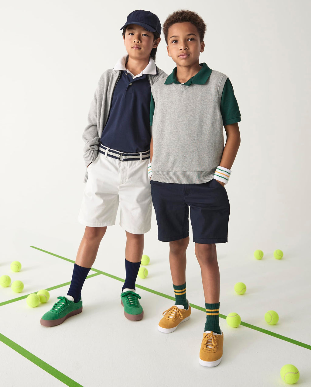 The Children's Place Short Chino Blanco con Cinturón Niño | Sarga Algodón • Botón + Cremallera