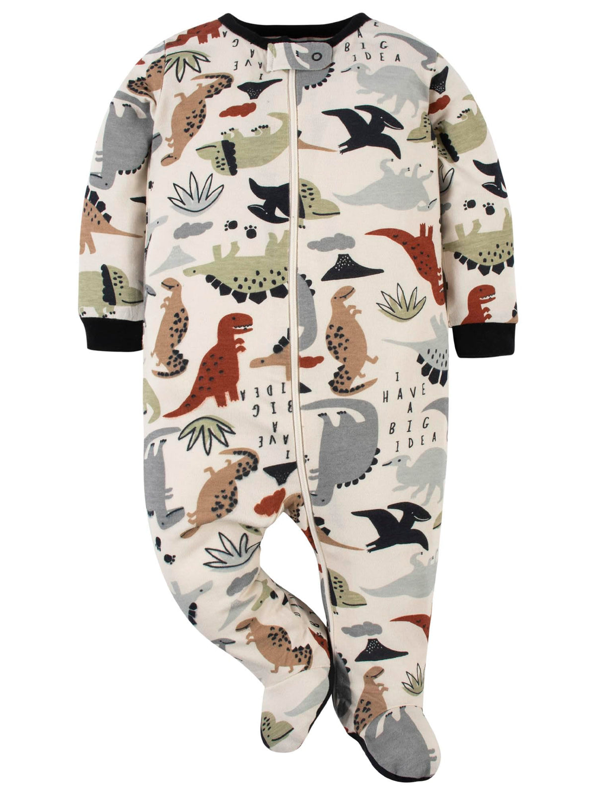 Gerber | Paquete 4 Pijamas Sleep N' Play con Pies Bebé Niño