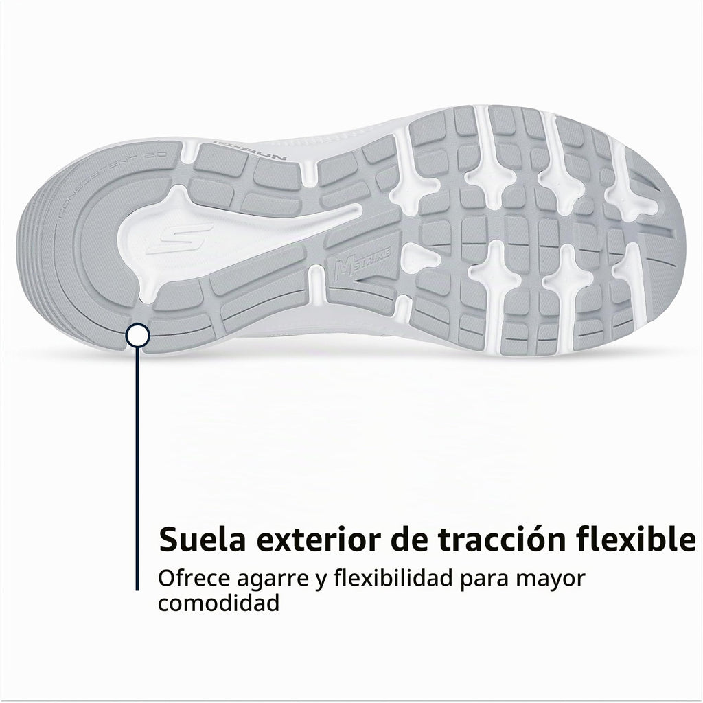 Skechers - Tenis Deportivos para Correr y Senderismo Go Run Consistent 2.0 Sumpter Trail para Mujer (Blanco) (Talla Adulta 35 - 41)