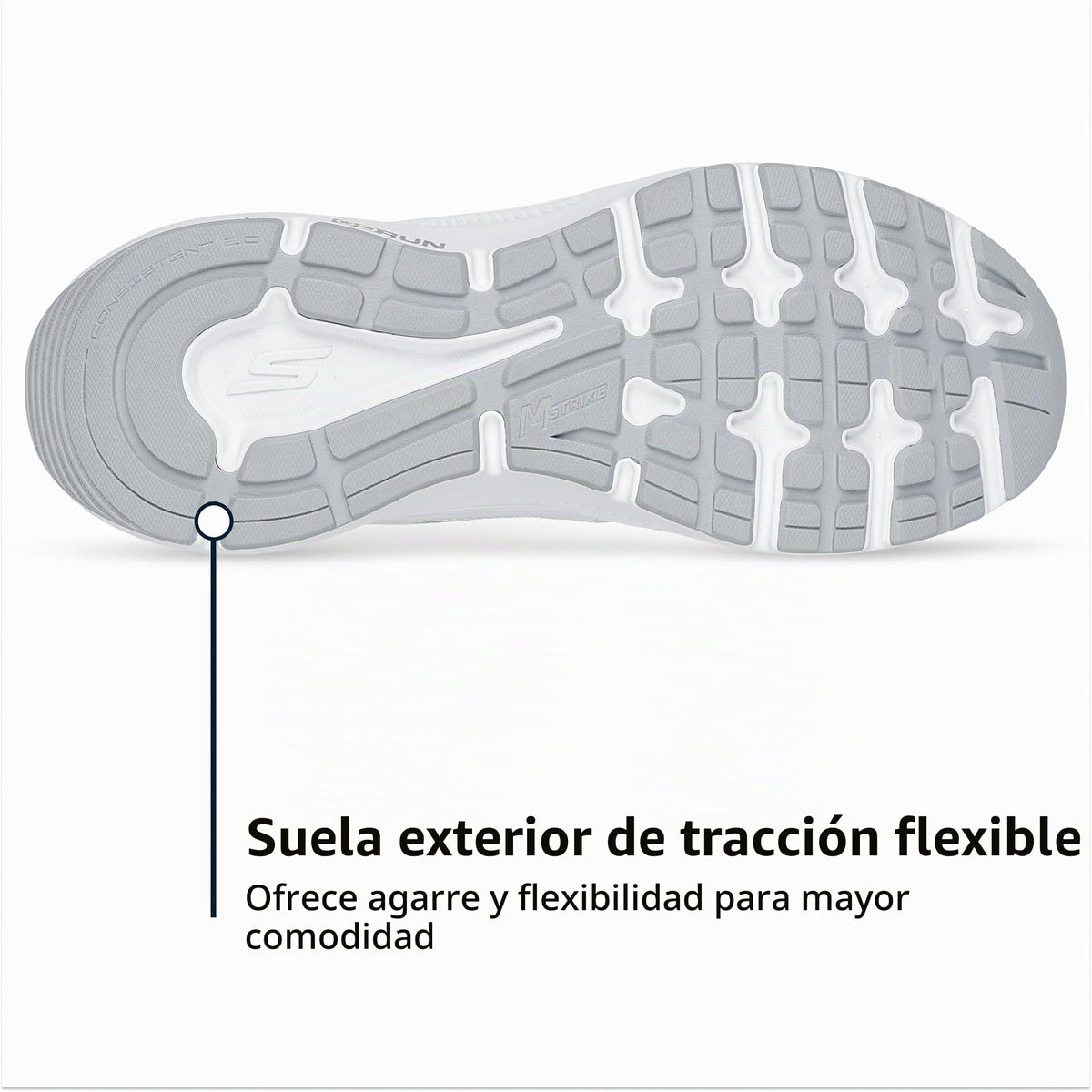 Skechers - Tenis Deportivos para Correr y Senderismo Go Run Consistent 2.0 Sumpter Trail para Mujer (Blanco) (Talla Adulta 35 - 41)