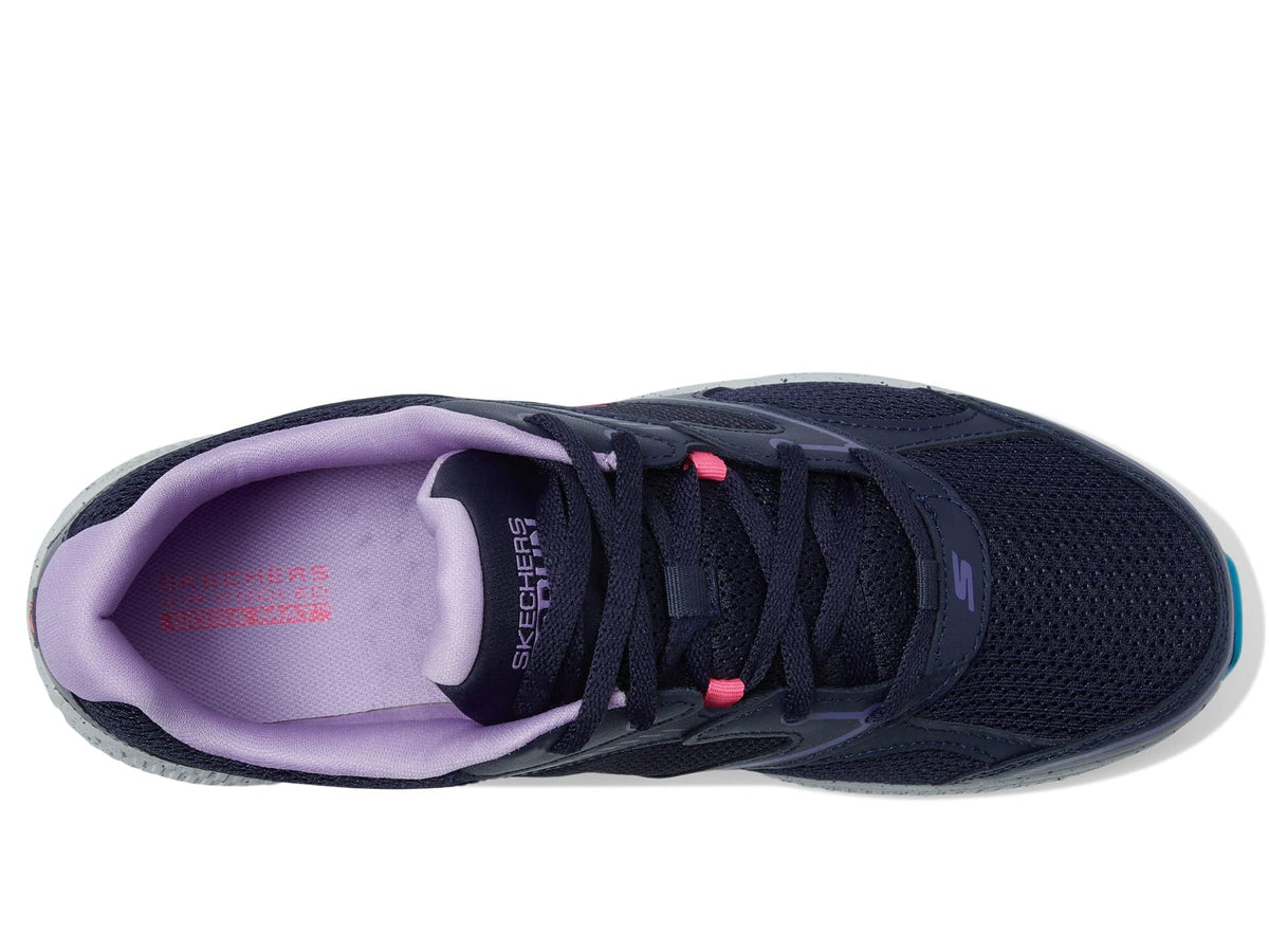 Skechers - Tenis Deportivos Go Run Consistent - Vivid Horizon con Amortiguación para Mujer (Azul Marino/Lavanda)  (Talla Adulta 35 - 41)