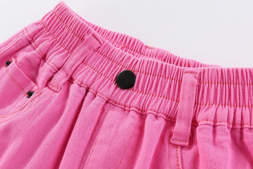 Jean Colorido Niña | Rosa Fuerte Vibrante