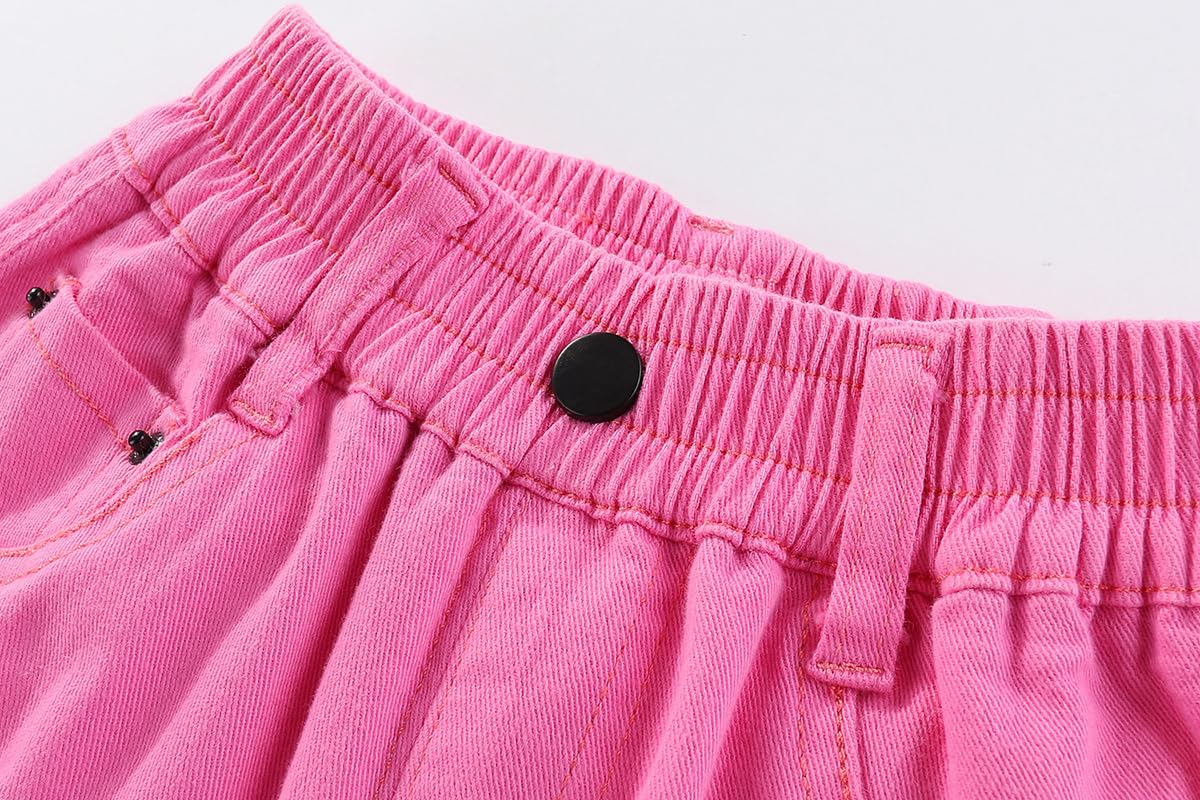 Jean Colorido Niña | Rosa Fuerte Vibrante