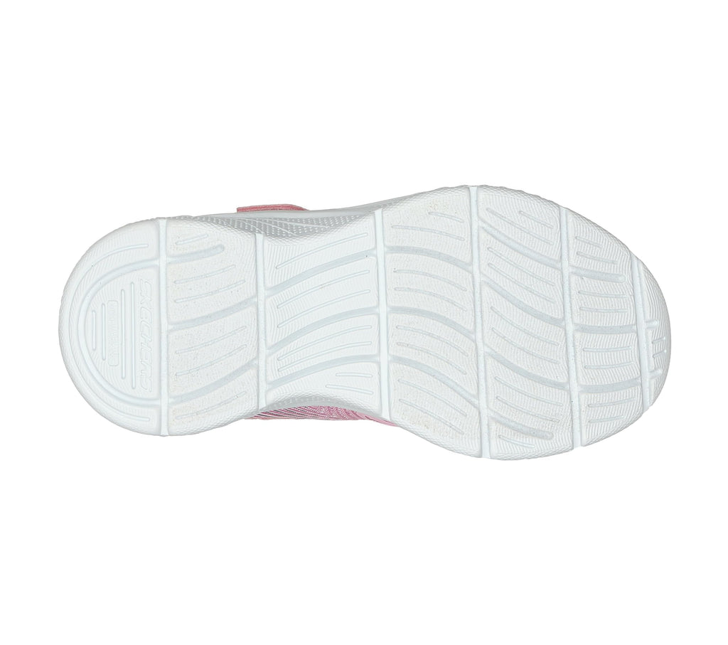 Skechers - Tenis Deportivos Skechers Girls' Microspec Advance con Cierre Adaptable y Lavables para Niña (Rosa Claro) (Talla 21 - 26)