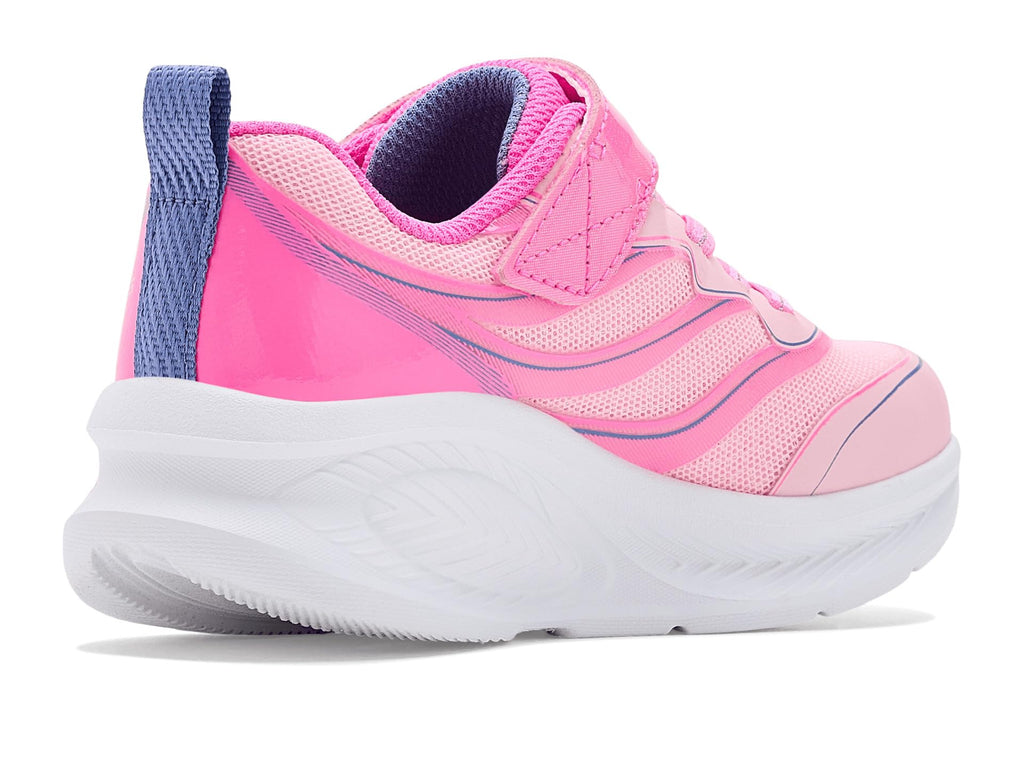 Skechers - Tenis Deportivos con Luces LED Kids' Cosmic Glow 2.0 con Cierre Adaptable para Niña (Rosa/Multicolor) (Talla 28 - 35)