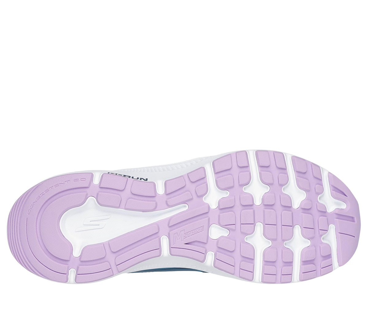 Skechers - Tenis Deportivos  Go Run Consistent con Materiales Reciclados para Mujer (Azul/Lila)  (Talla Adulta 35 - 41)