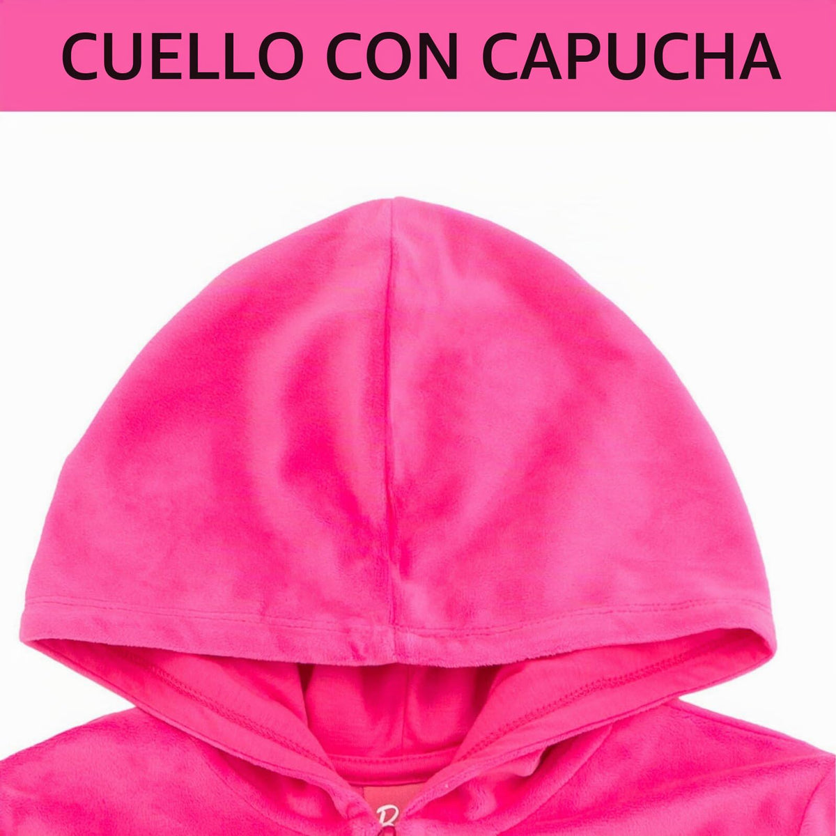 Conjunto de Sudadera y Pantalón Barbie de Terciopelo para Niña