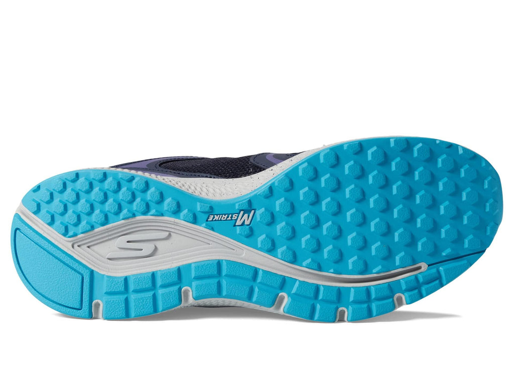 Skechers - Tenis Deportivos Go Run Consistent - Vivid Horizon con Amortiguación para Mujer (Azul Marino/Lavanda)  (Talla Adulta 35 - 41)