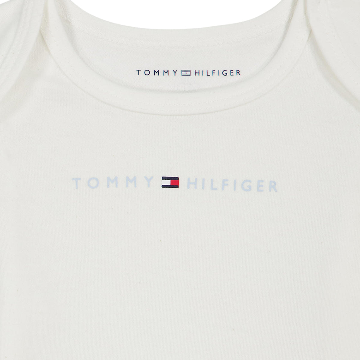 Set 3 Piezas Tommy Hilfiger | Body + Chaqueta Acolchada + Jogger | Azul Cielo/Blanco | Niño/Bebé  (0M - 18M)