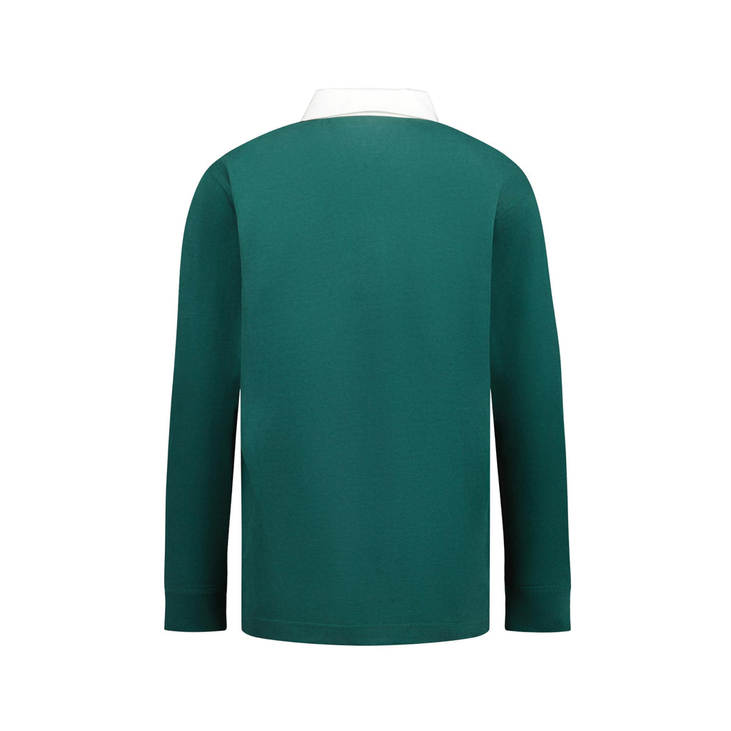 Tommy Hilfiger | Rugby Manga Larga College Stripe Verde Niño (8T - 16T)