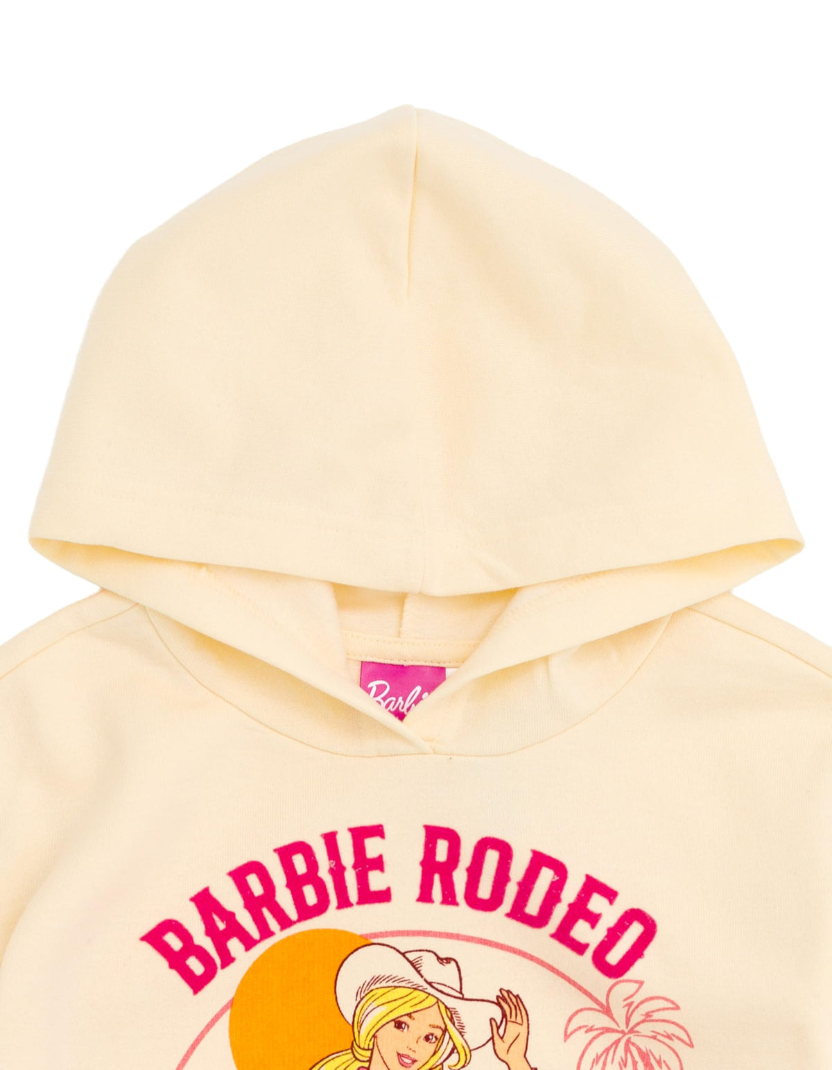 Conjunto de 2 Piezas Barbie Rodeo – Sudadera con Capucha y Leggings Estampados