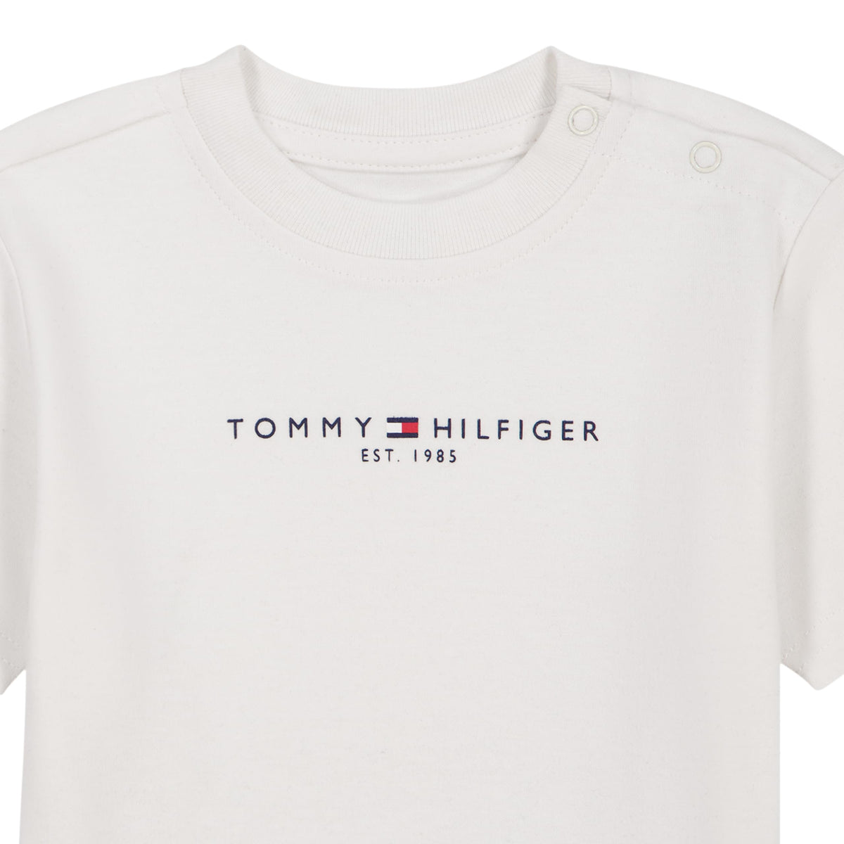Set 3 Piezas Tommy Hilfiger | Hoodie Texturizado + Camiseta + Jogger | Navy Jaspeado | Niño/Bebé  (3M - 24M)