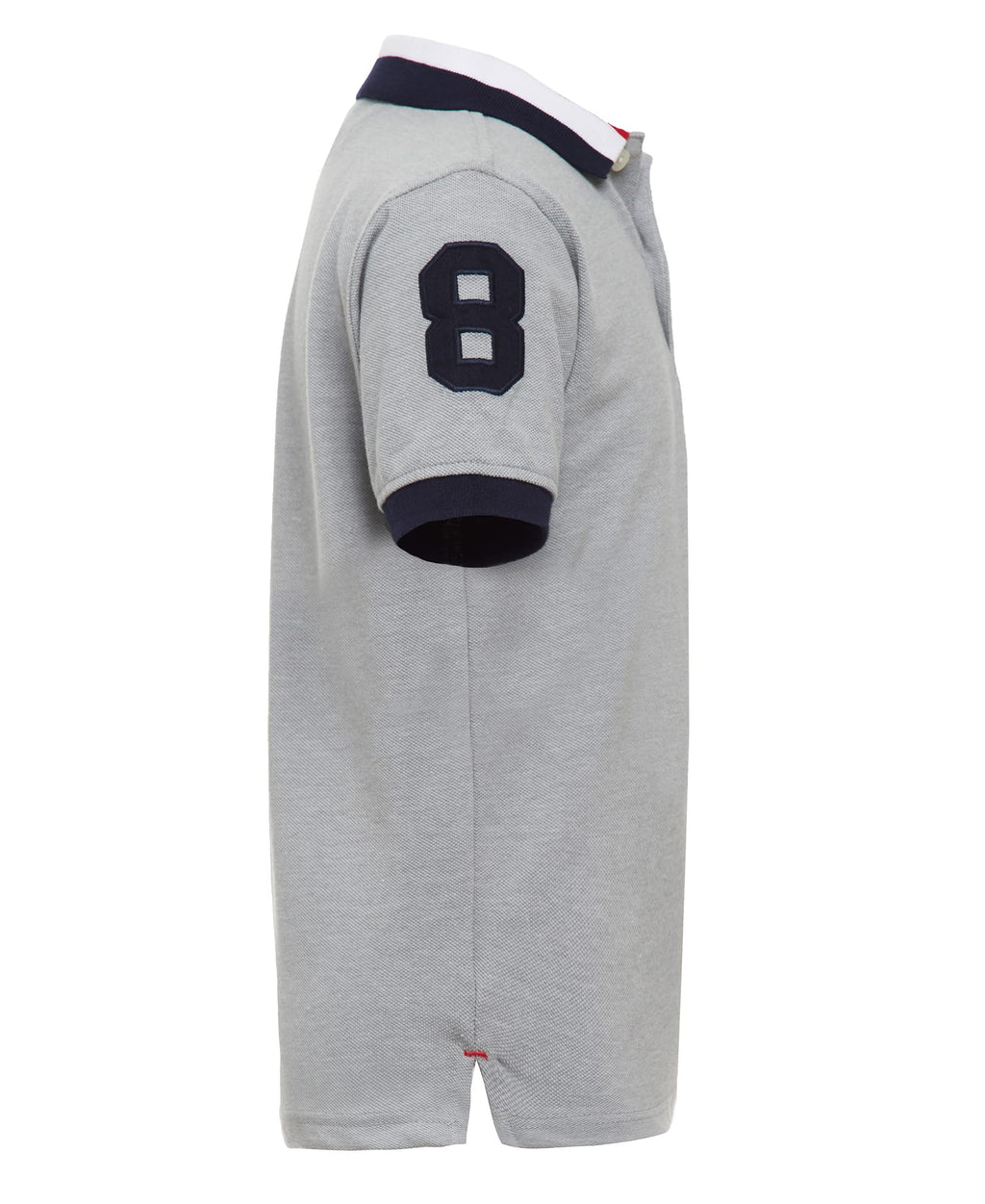 Tommy Hilfiger | Polo Piqué Matt Premium Manga Corta Gris Jaspeado Niño (2T - 7T)