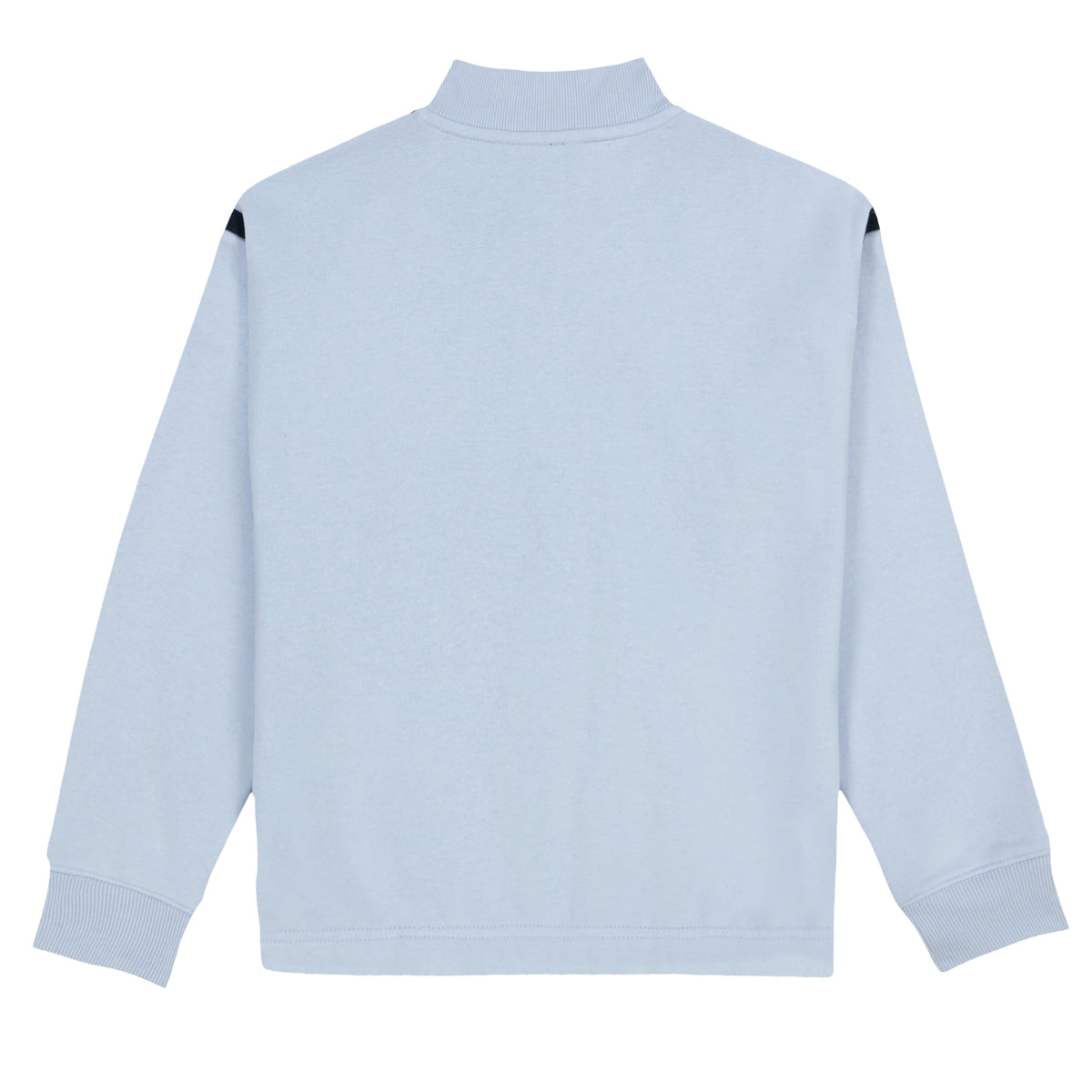 Quarter-Zip Fleece Tommy Hilfiger | Azul Kentucky Blue + Parche Corazón Lentejuelas + Puños Acanalados | Niña (7T - 16T)
