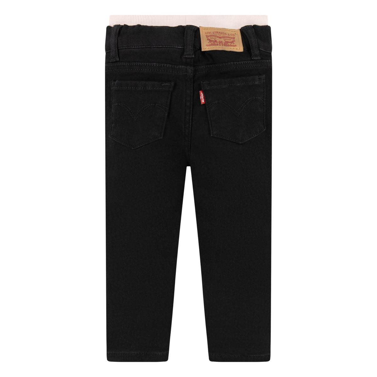 Levi's | Jeans Slim Denim Negro Elástico Cintura Elástica Bebé Niño (3M - 4T) (Copia)