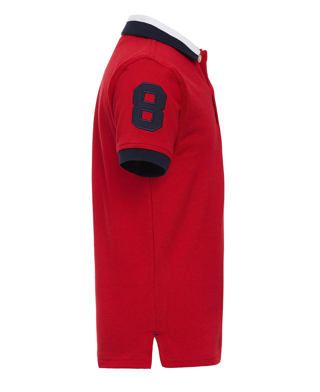 Tommy Hilfiger | Polo Piqué Matt Premium Manga Corta Rojo Niño (2T - 7T)