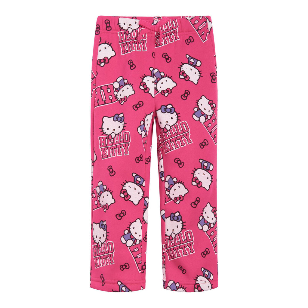 Conjunto Hello Kitty para Niña – Sudadera con Capucha y Pantalón Acampanado