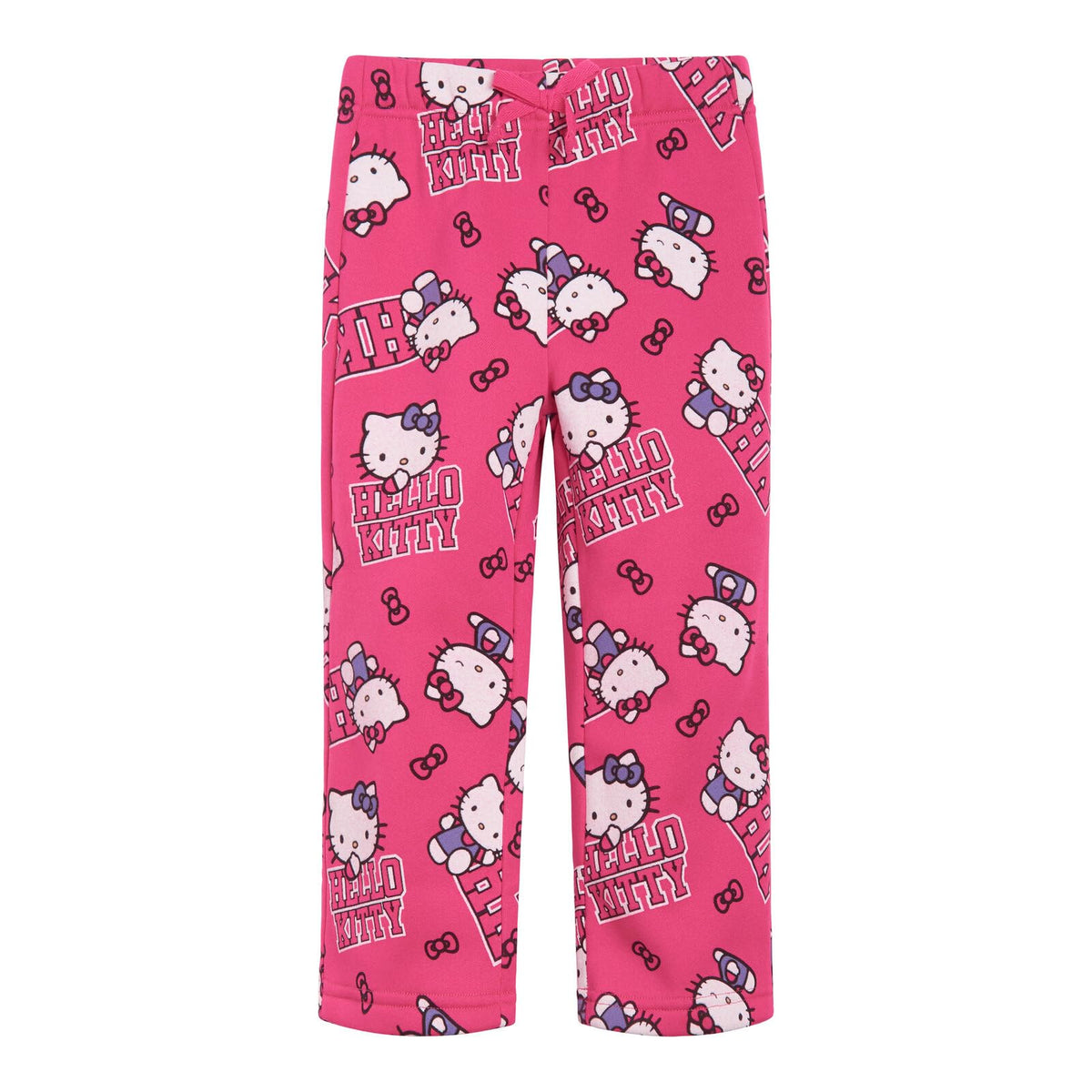 Conjunto Hello Kitty para Niña – Sudadera con Capucha y Pantalón Acampanado