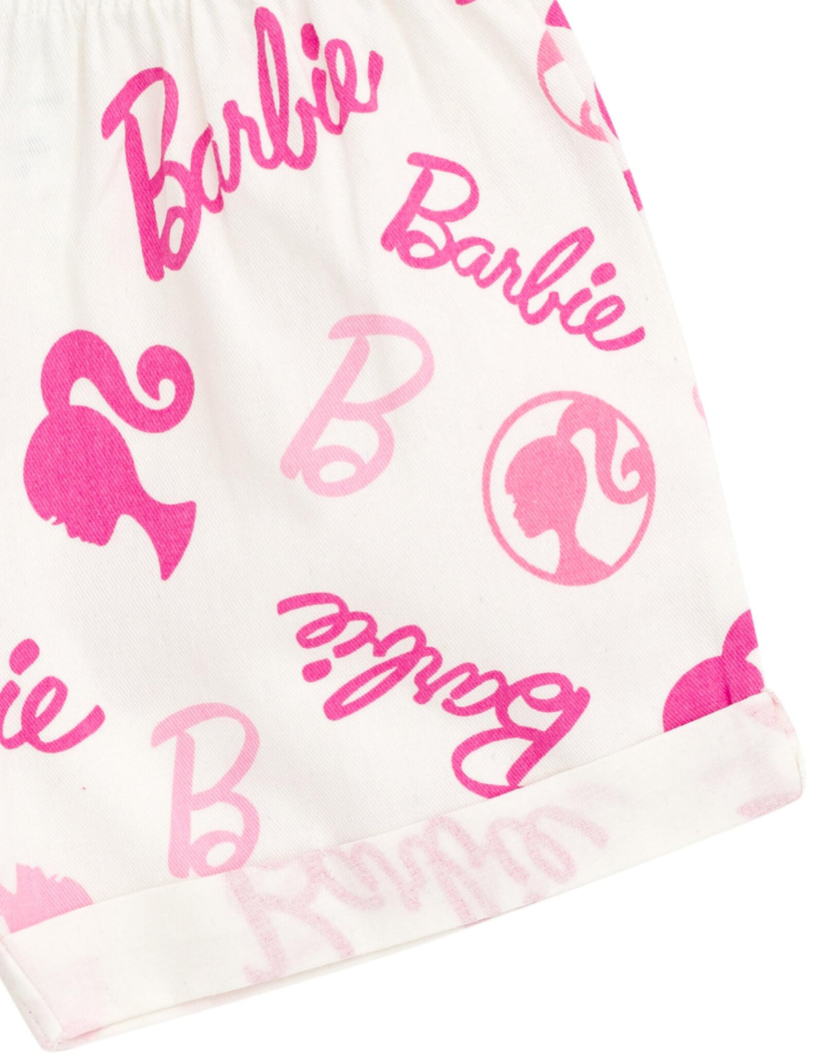 Conjunto de 2 Piezas Barbie – Camiseta Estilo Peplum y Shorts
