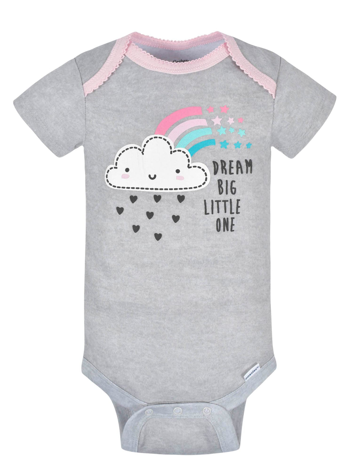 Gerber | Pack 8 Bodies Manga Corta para Niña Bebé — Onesies Collection