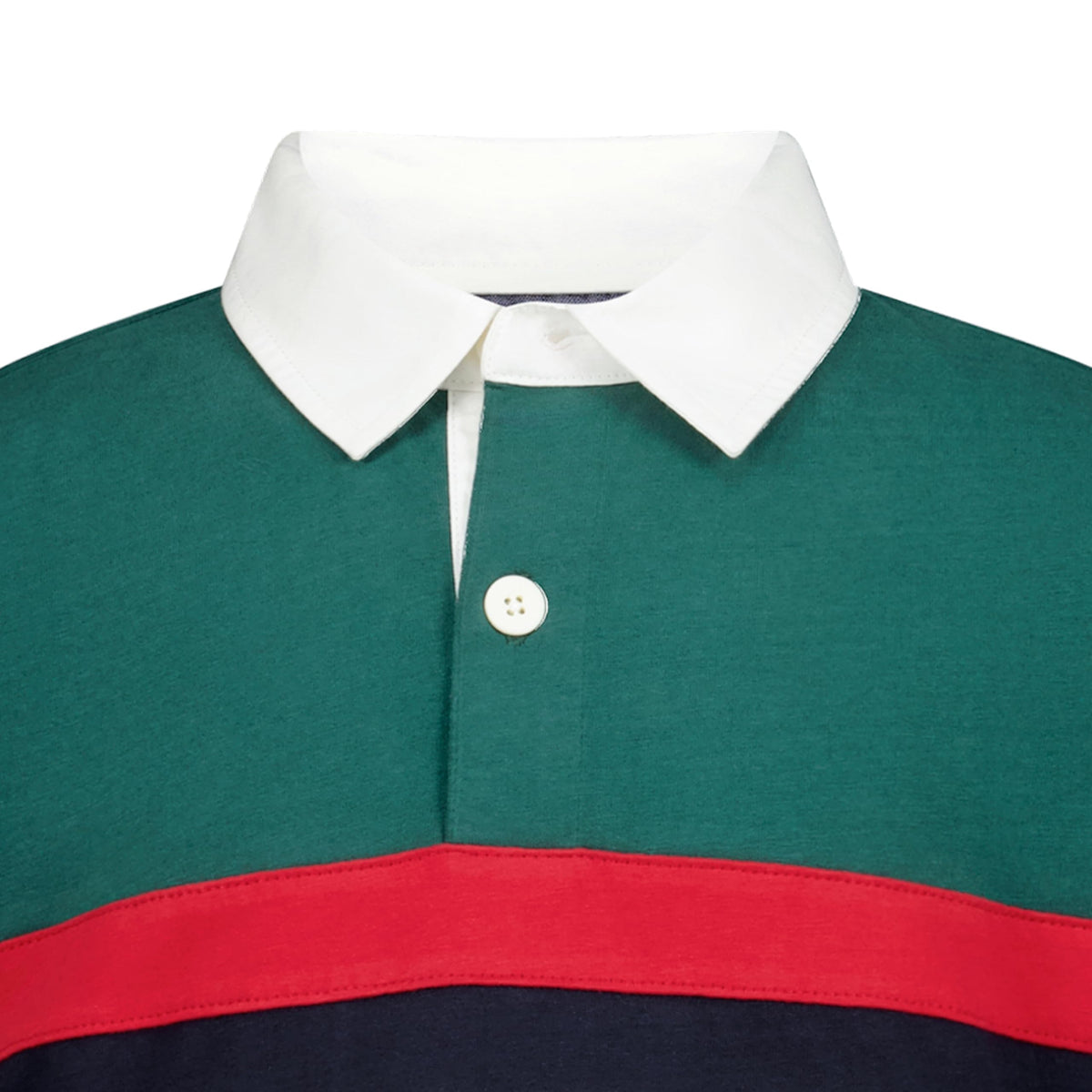 Tommy Hilfiger | Rugby Manga Larga College Stripe Verde Niño (8T - 16T)