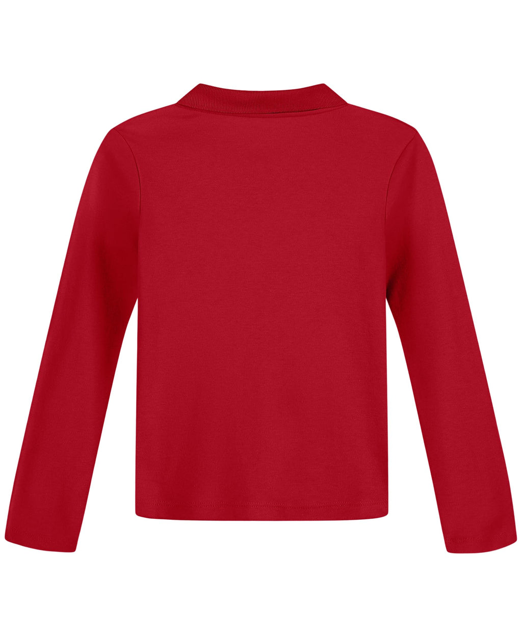 Nautica Polo Niña | Rojo • Manga Larga con Volantes