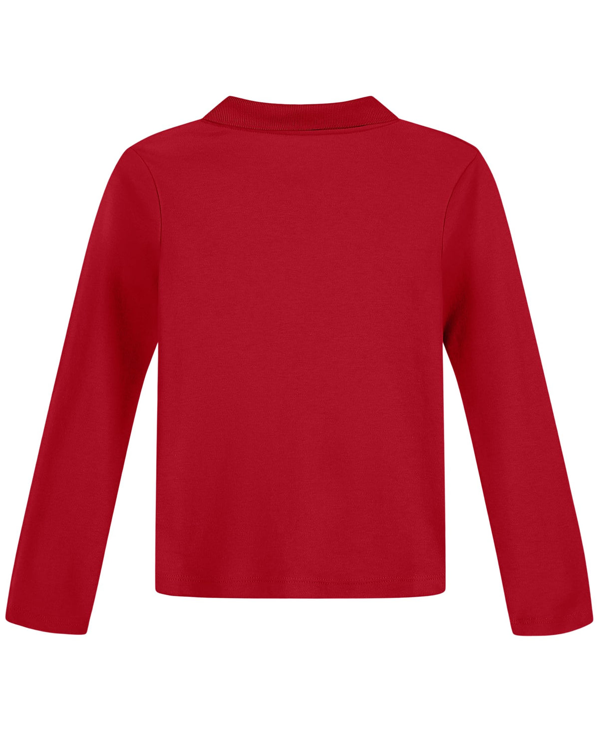 Nautica Polo Niña | Rojo • Manga Larga con Volantes