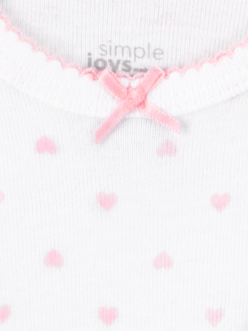 Set de 6 Piezas Simple Joys by Carter's – Bodis Manga Corta, Manga Larga y Pantalones para Bebé Niña