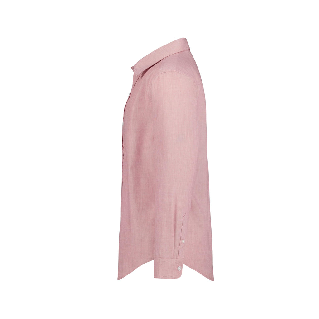 Tommy Hilfiger | Camisa Casual Manga Larga Sólida Rosa Niño (8T - 16T)