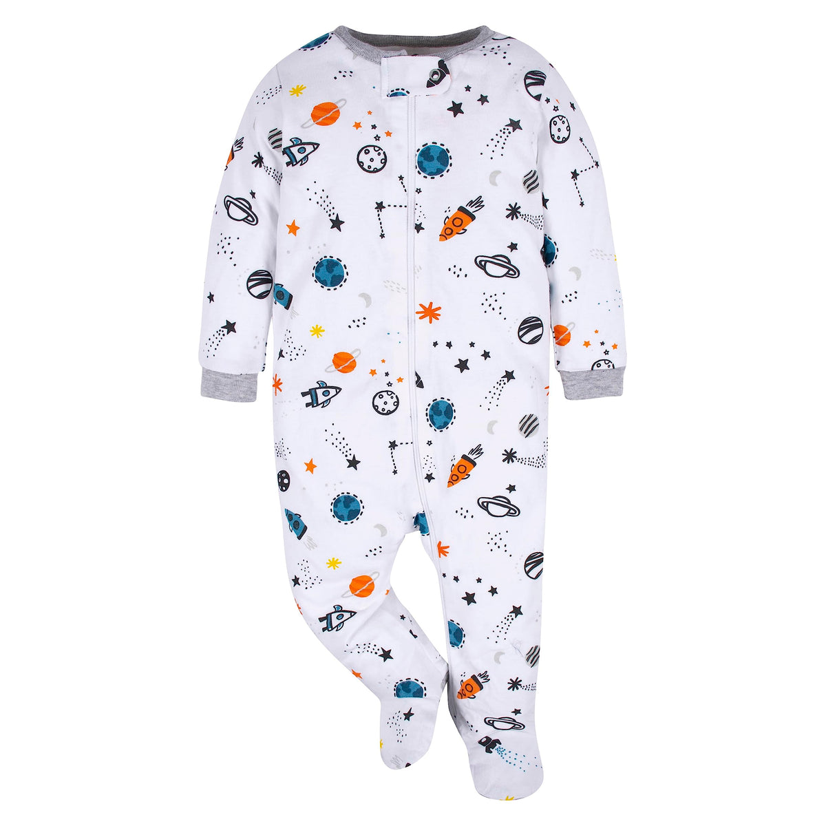 Gerber | Paquete 4 Pijamas Sleep N' Play con Pies Bebé Niño