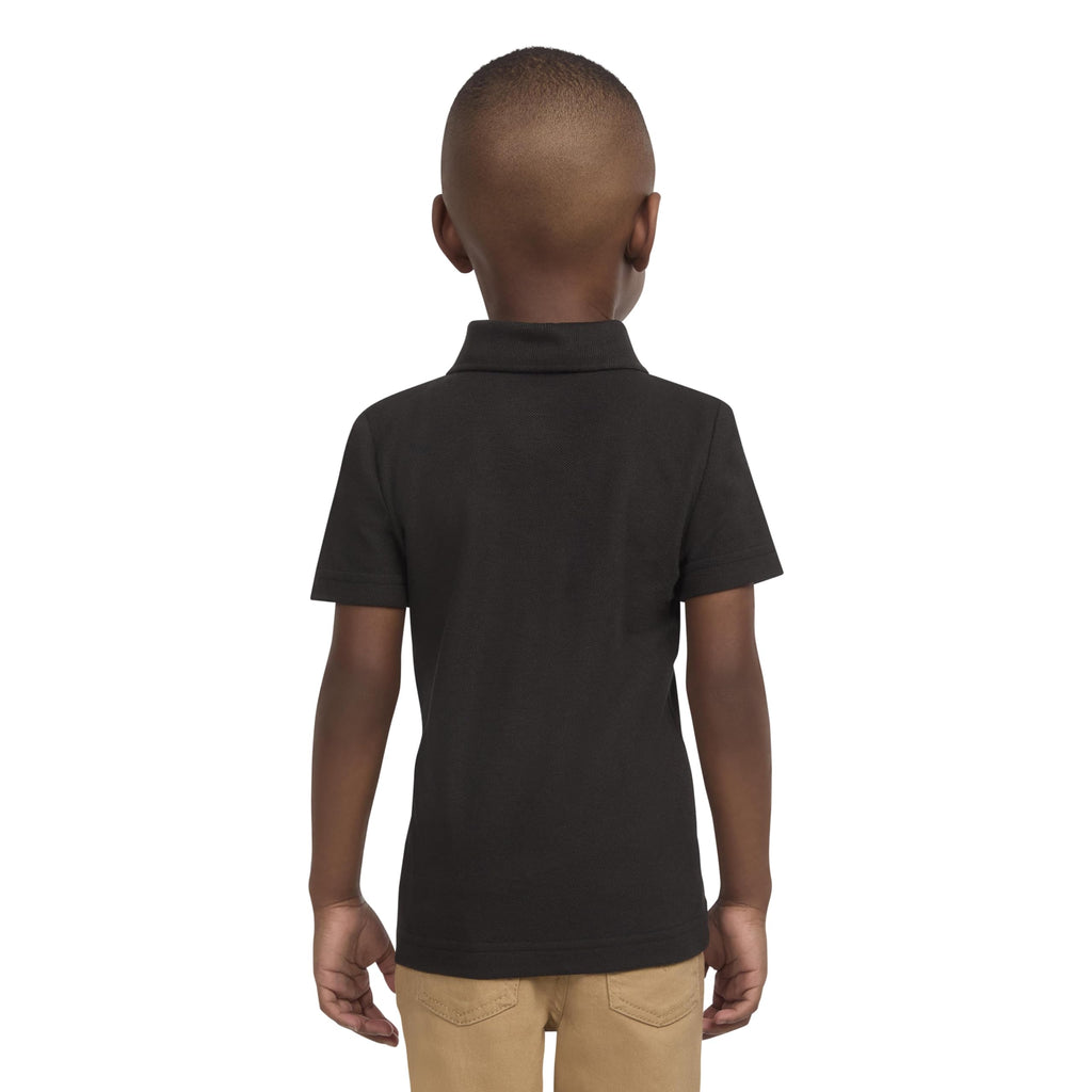 Levi's | Polo Manga Corta Sólido Negro Niño (4T - 7T)