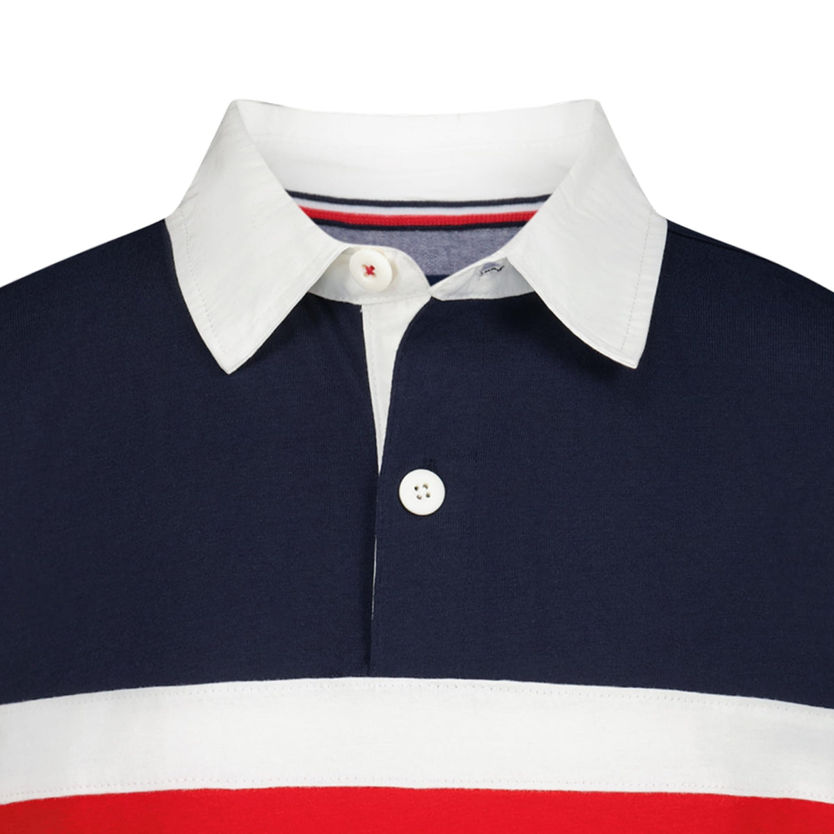Tommy Hilfiger | Rugby Manga Larga College Stripe Azul Marino Niño (8T - 16T)