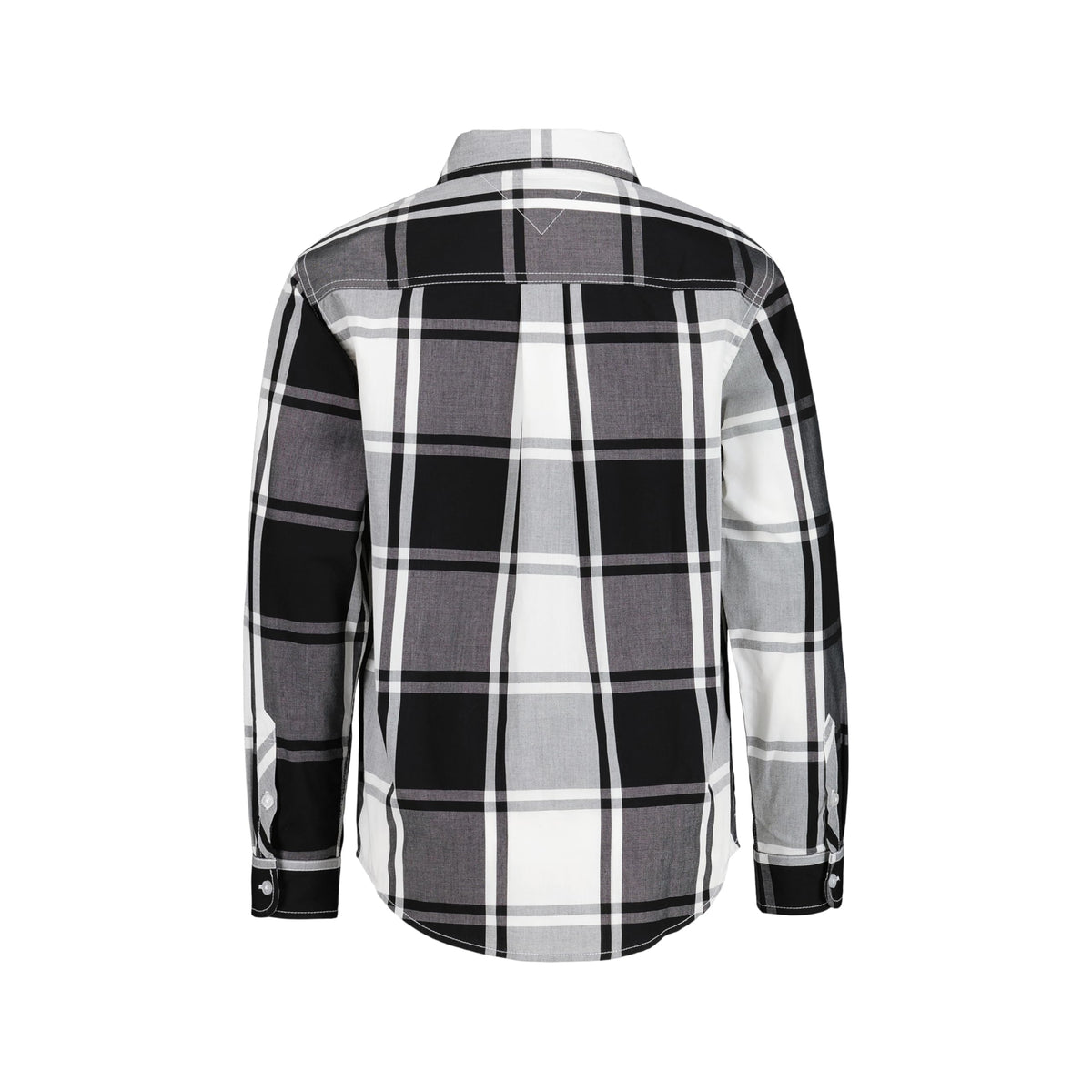 Tommy Hilfiger | Camisa Casual Manga Larga Cuadros Grandes Crudo Niño (8T - 16T)