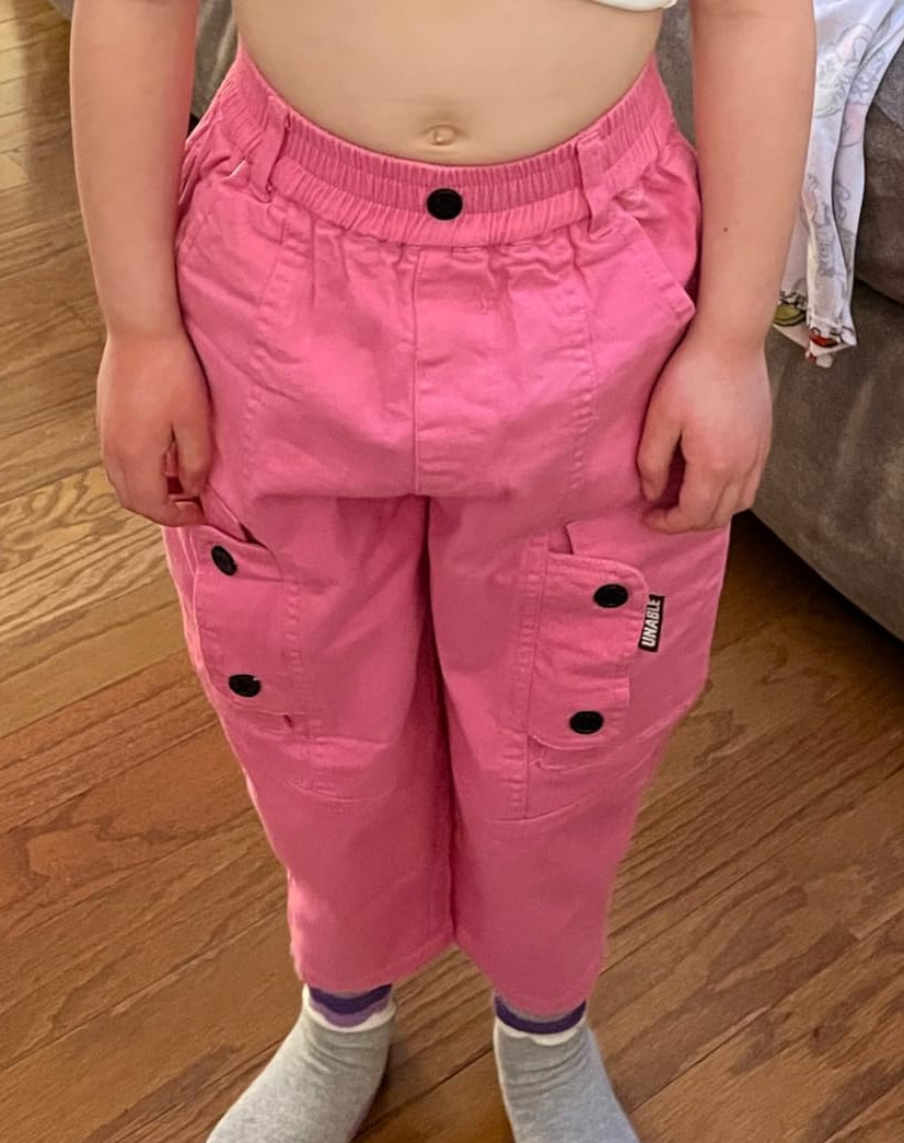 Jean Colorido Niña | Rosa Fuerte Vibrante