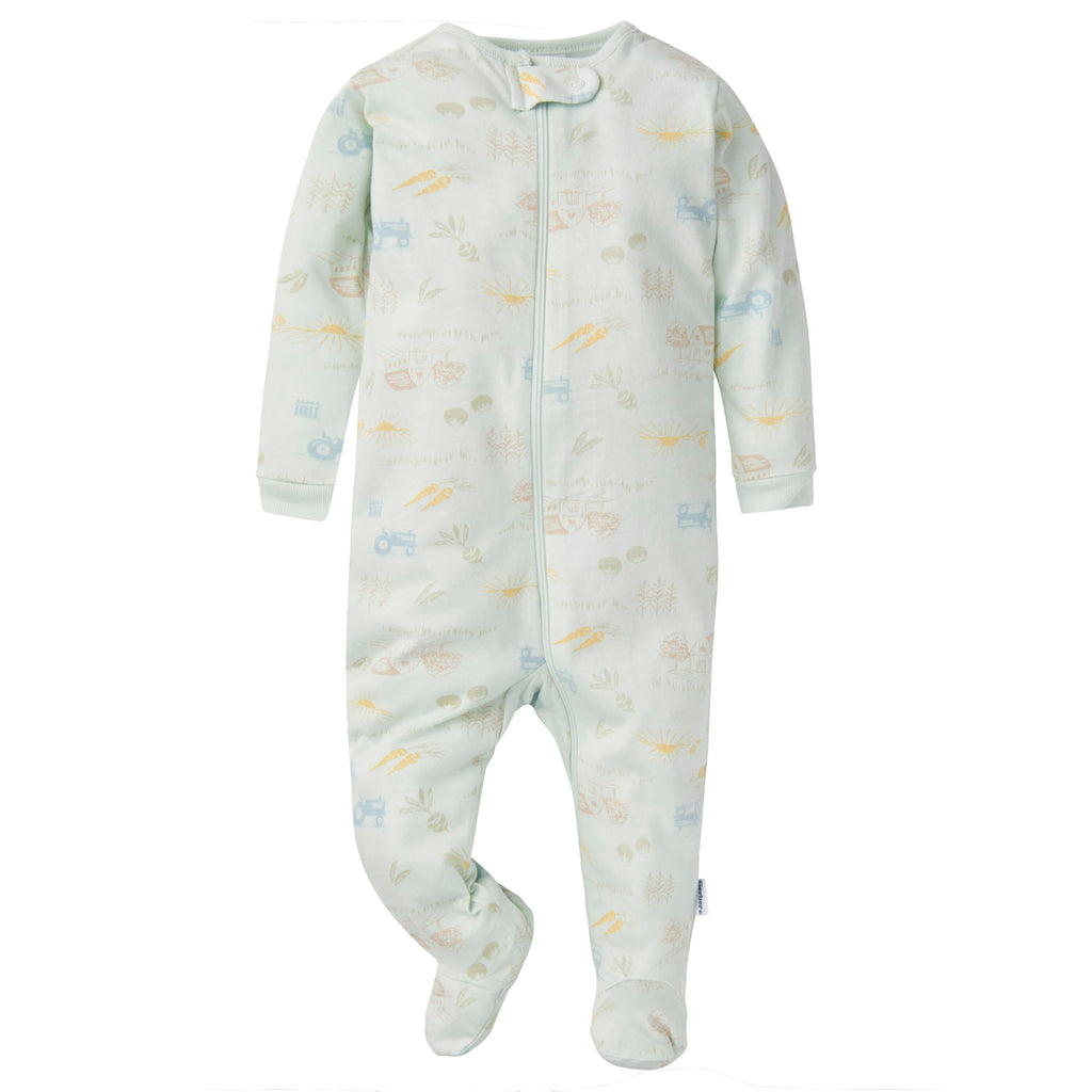 Gerber | Paquete 4 Mamelucos Sleep N' Play para Bebé Niña