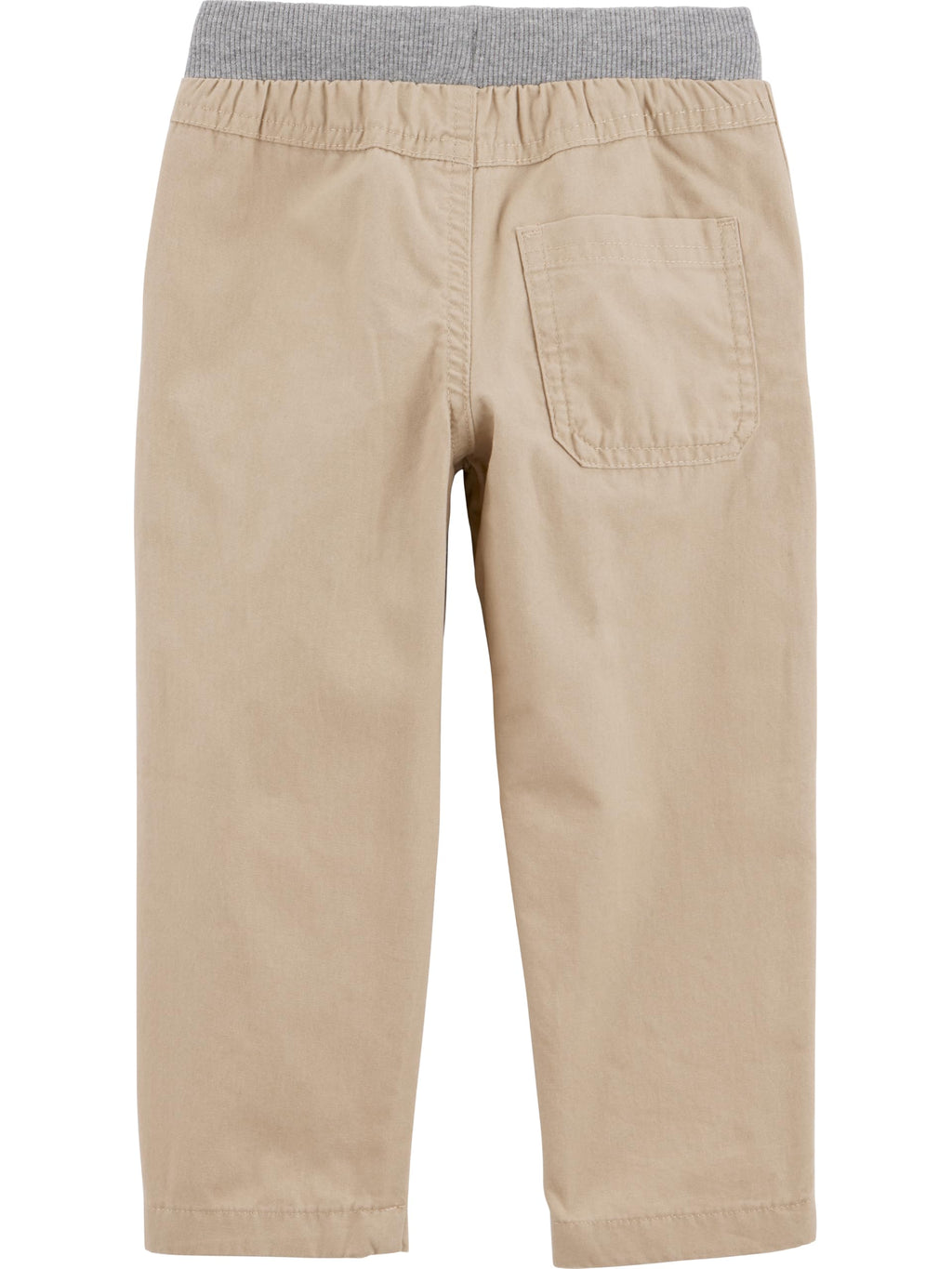 Simple Joys by Carter's Pack 2 Pantalones Pull-On Niño | Corte Cónico Clásico — Kaki Claro + Azul Marino • Cintura Elástica con Cordón