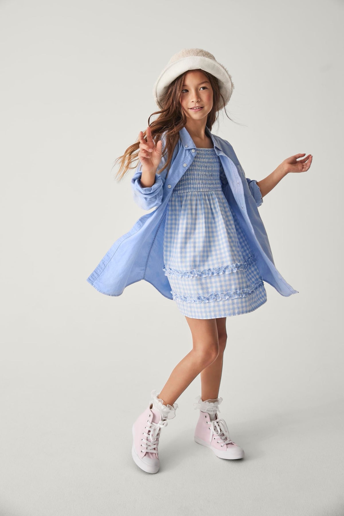 The Children's Place | Vestido Elegante de Manga Corta Niña Pequeña