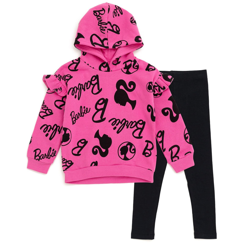 Conjunto Barbie para Niña – Sudadera con Capucha y Leggings