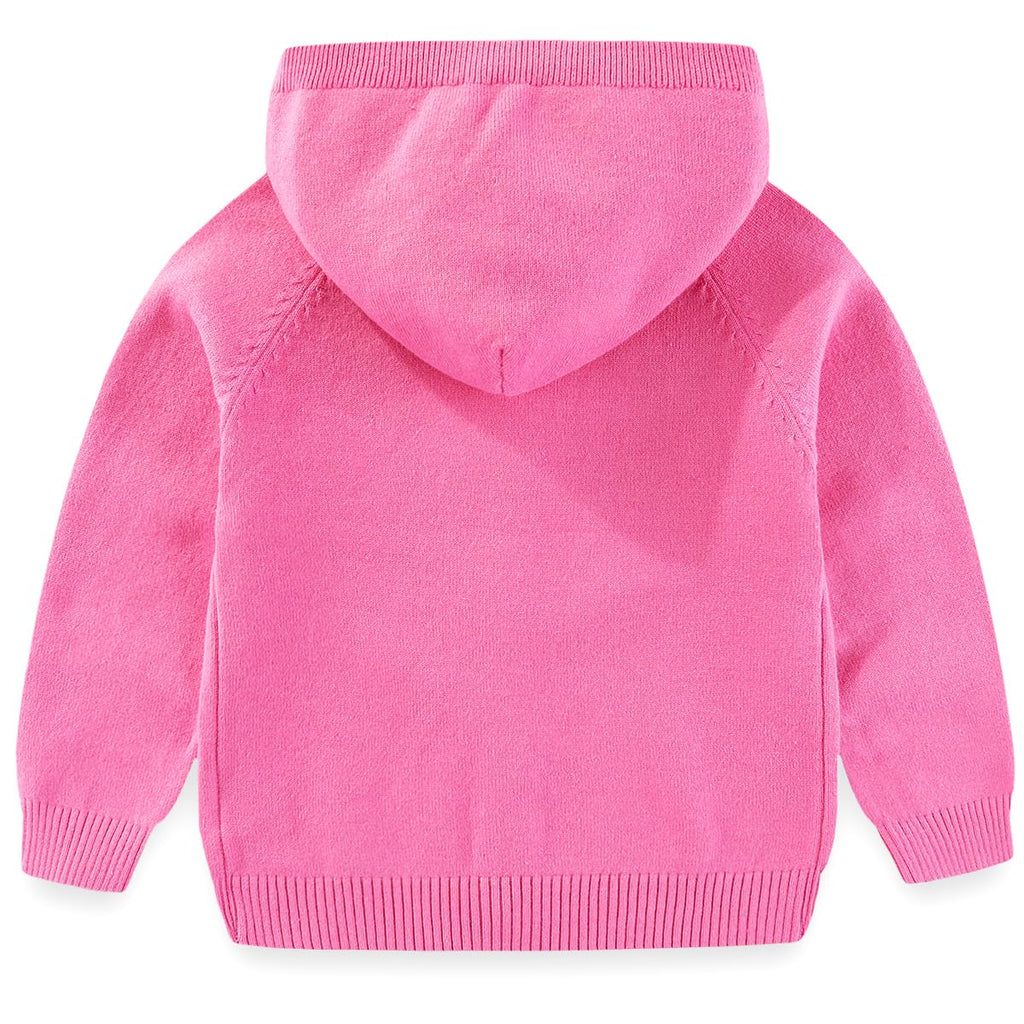 Conjunto 2 Piezas para Niña: Cardigan con Capucha Estrella y Jeans Conejito
