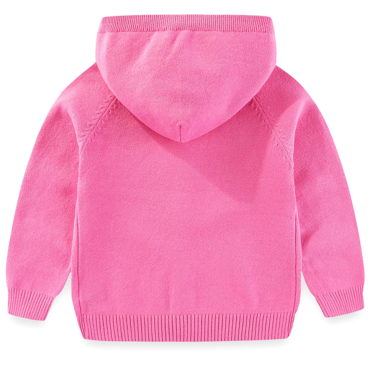 Conjunto 2 Piezas para Niña: Cardigan con Capucha Estrella y Jeans Conejito