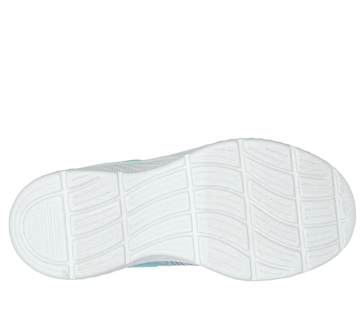 Skechers - Tenis Deportivos Girls' Microspec Advance con Cierre Adaptable y Lavables para Niña (Turquesa/Rosa) (Talla 27 - 36)