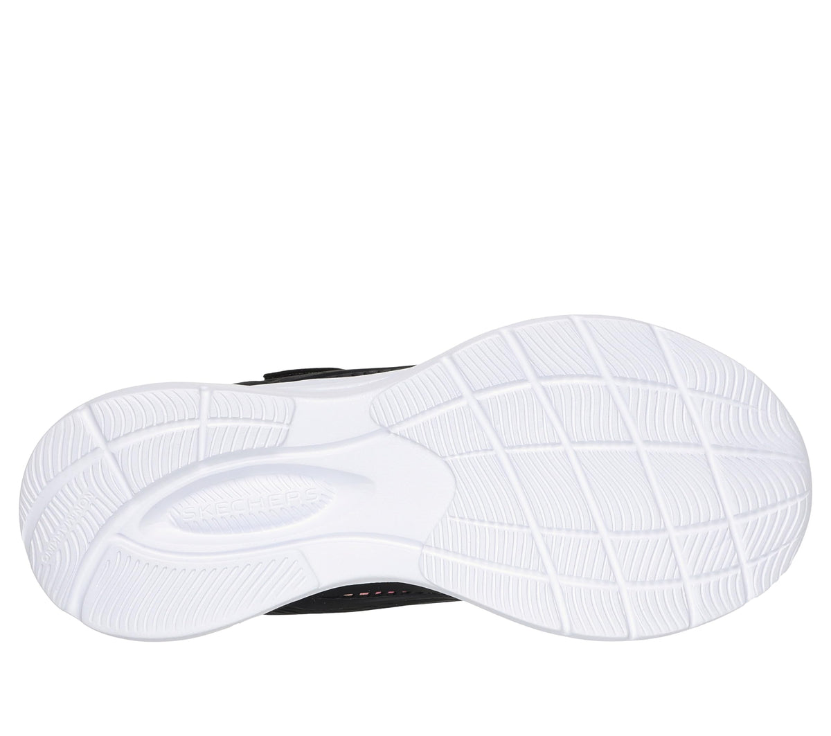 Skechers - Tenis Deportivos Repelentes al Agua Girls' Microspec Advance con Cierre Adaptable para Niña (Negro/Multicolor) (Talla 27 - 36)